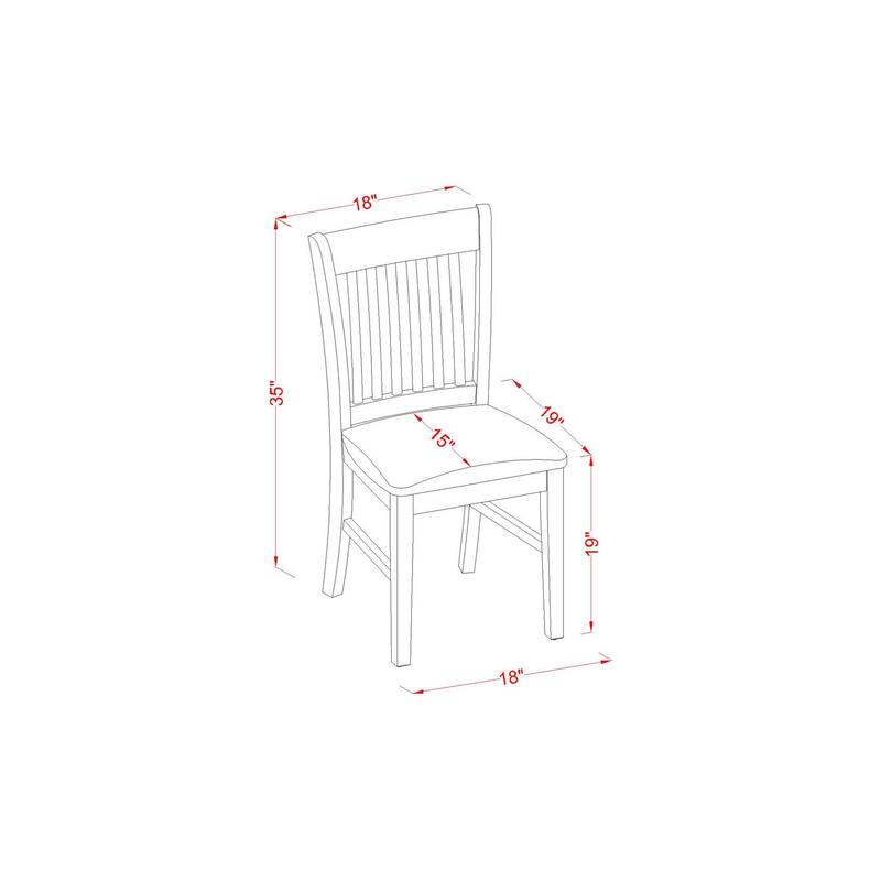 Dinette Set Table with Chairs - Small Kitchen Dining Table Set - Modern Design