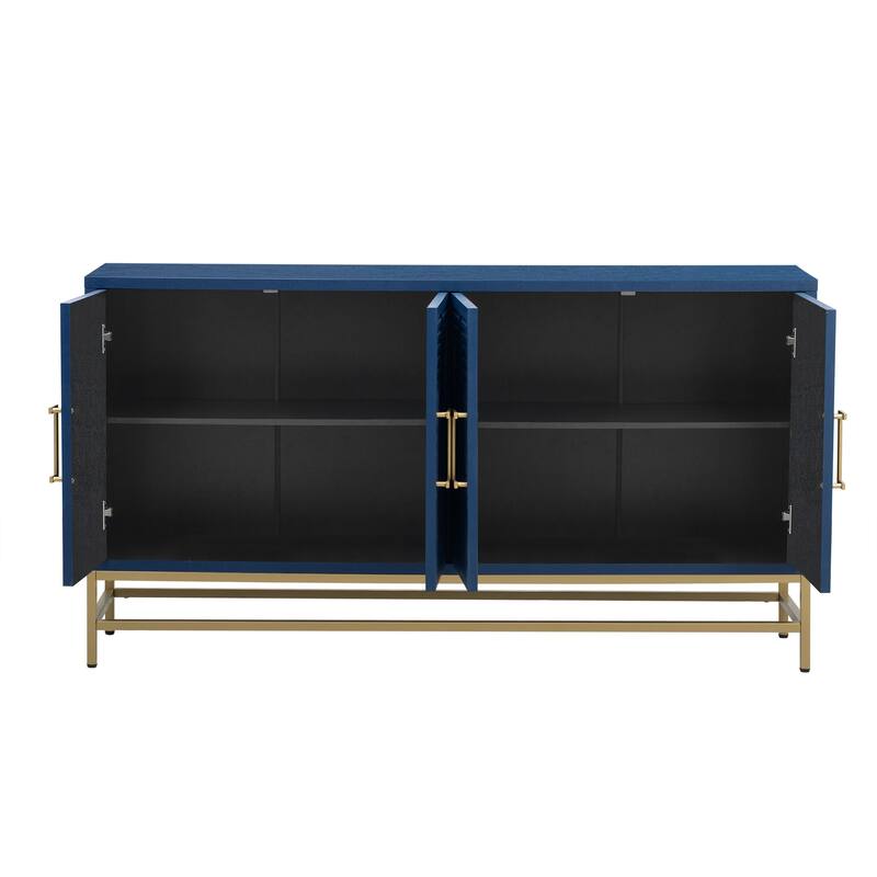 Nestfair Retro-Style Sideboard with Adjustable Shelves