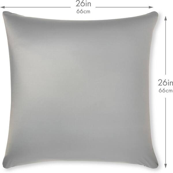 Throw Pillow Cozy Soft Microbead Light Grey 1 Pc Bed Bath & Beyond