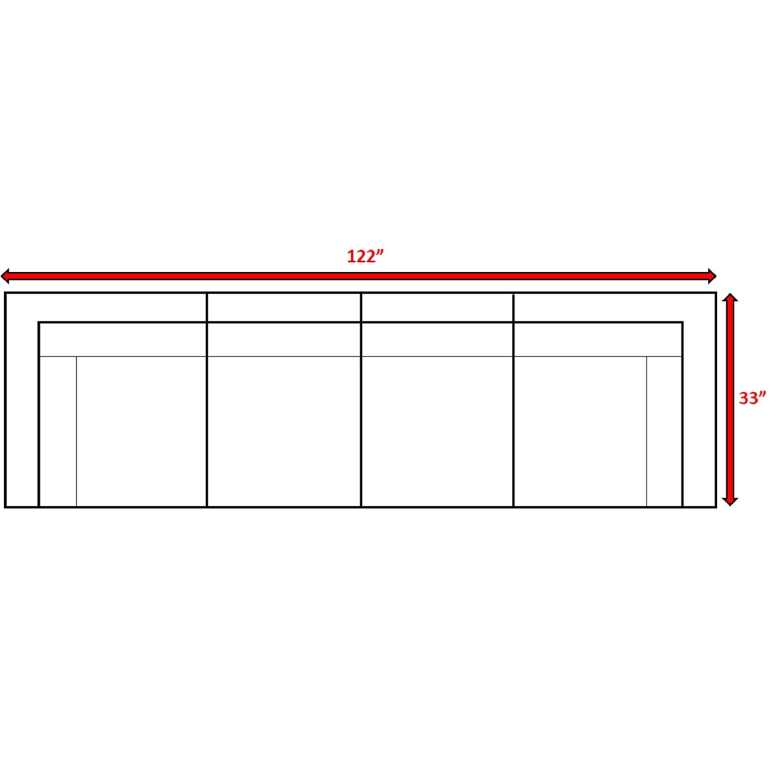 LSI 4 Piece Seating Group with Cushions - Picture 18 of 29