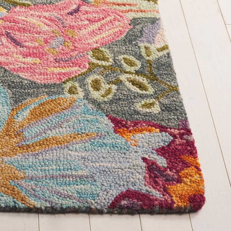 SAFAVIEH Handmade Jardin Ellisiv Floral Wool Rug
