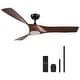 preview thumbnail 16 of 31, CO-Z 52" Modern Ceiling Fan with Dimmable LED Light and Remote