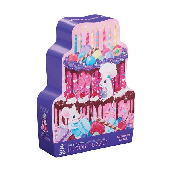 slide 2 of 5, Let's Party Floor Puzzle - 36 Pcs - N/A
