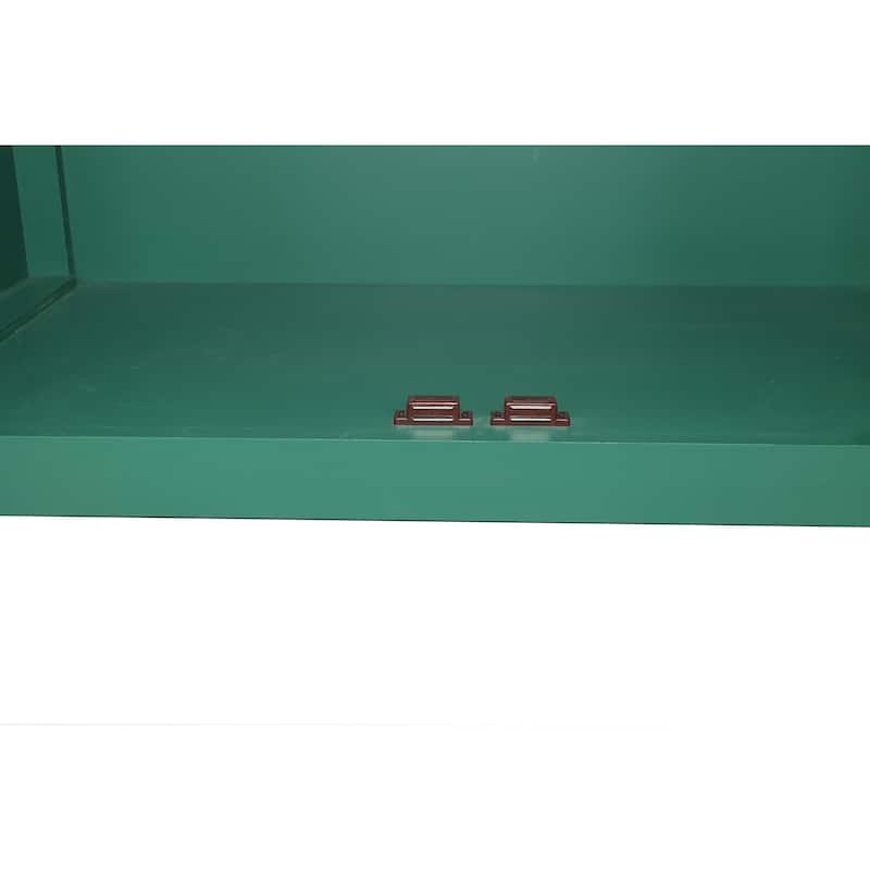59"Green Accent Cabinet with 4 Doors, Mid Century Modern Pantry Cabinet, Wood Buffet Cabinet, Media Cabinet, Console Cabinet