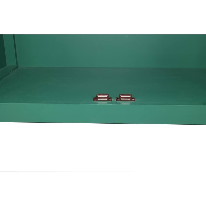 Sideboard Cabinet with 4 Doors & Metal Handles, Wooden Kitchen Pantry Cabinet, Entryway Table with 2 Storage Shelves
