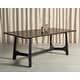 preview thumbnail 12 of 31, SAFAVIEH Couture Adelee Wood Rectangle Dining Table - 76 IN W x 40 IN D x 30 IN H Black
