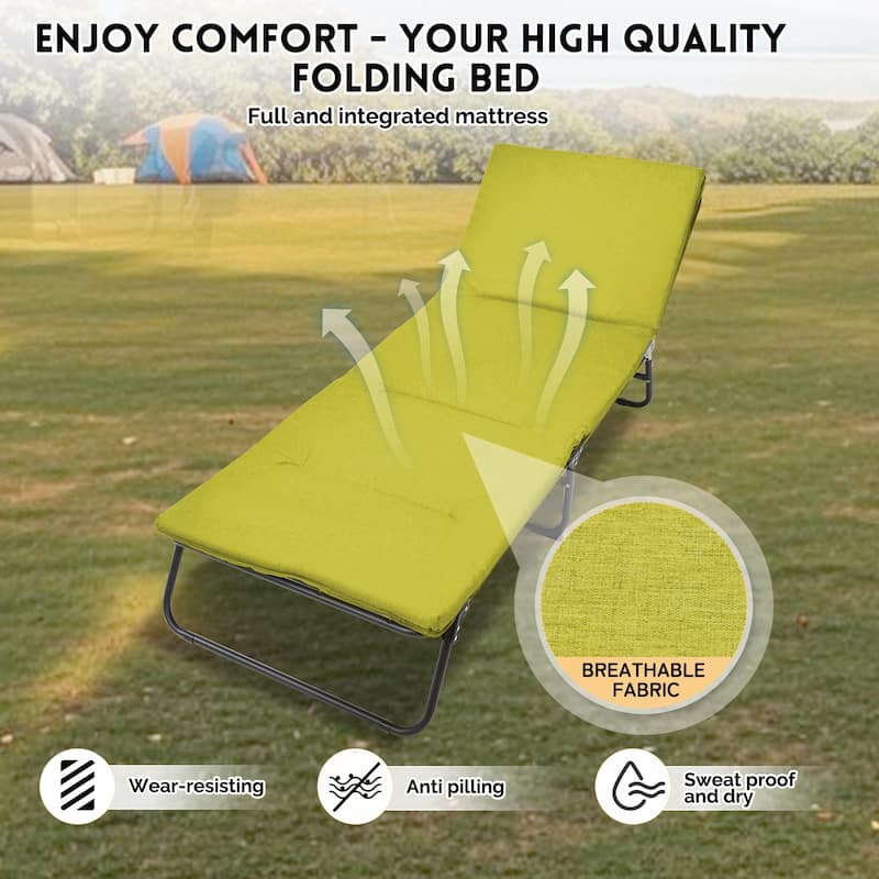 Folding Camping Cot for Adults