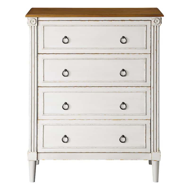 Joneigh Traditional Solid Wood 4-Drawer Chest by Furniture of America