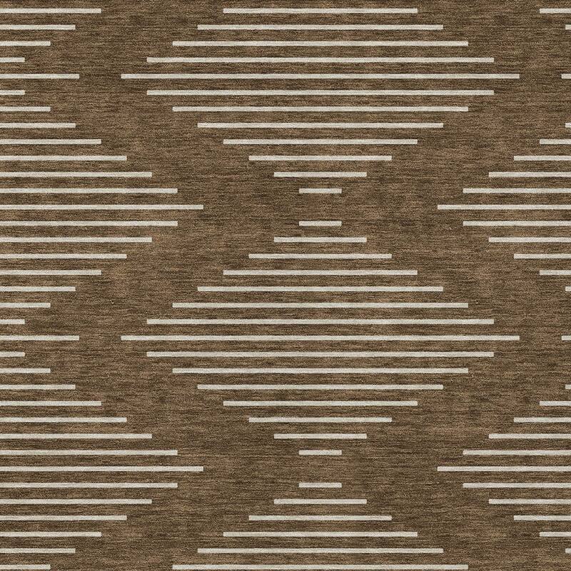 HomeRoots Geometric Transitional Rectangle Outdoor Rug