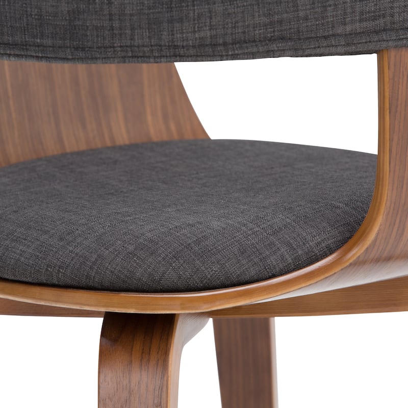 WYNDENHALL Calinda Mid Century Modern Bentwood Single Dining Chair - 20.5"w x 21.7"d x 30.9"h