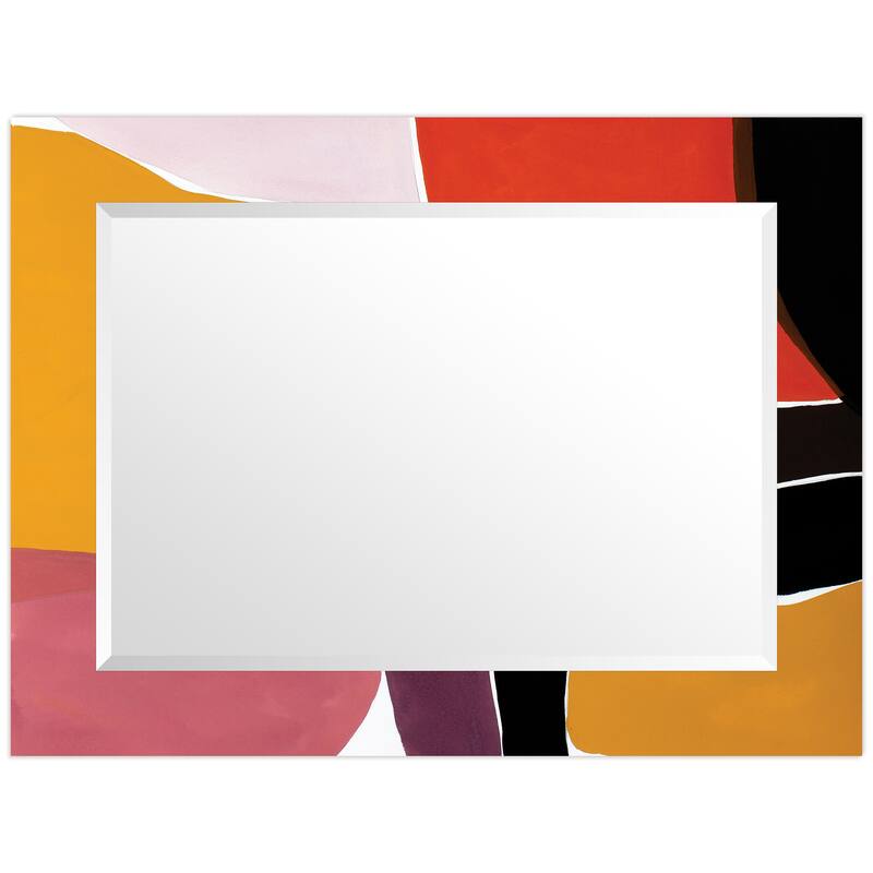 Abstract Rectangular Beveled Wall Mirror, Leaner,Large Mirror, Bathroom Mirror,Cheval Mirror,Ready to Hang