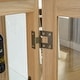 preview thumbnail 15 of 73, GDFStudio - Traditional Storage Lighted Curio Display Cabinet with Glass Doors and Drawer