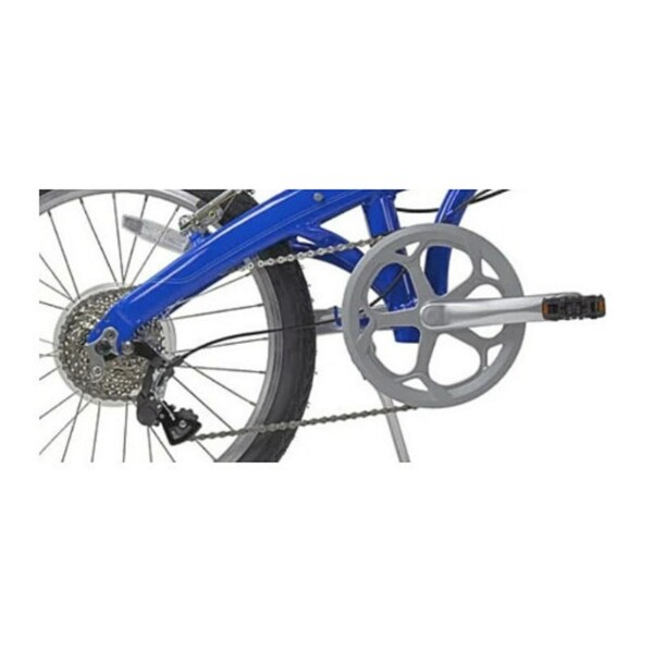 Dahon MU D8 Folding Bike with DAHON Custom V-Brakes (Cobalt Gloss