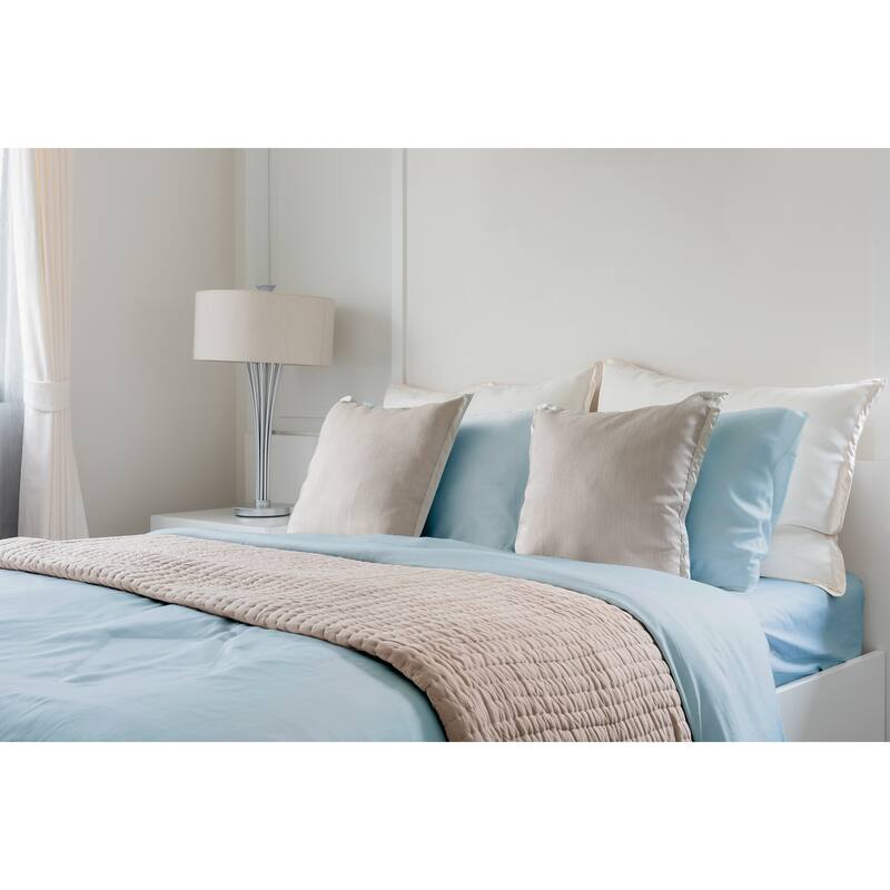 2-Piece Pillowcase Set, 100% Bamboo Breathable 320 Thread Count Pillow Case