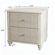 preview thumbnail 88 of 116, Wood NightStand with Metal Handle