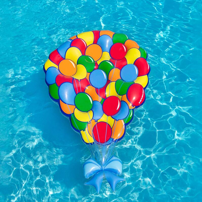 Inflatable Balloon Party Island Swimming Pool Lounge Float - 80"