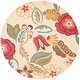 preview thumbnail 15 of 15, SAFAVIEH Handmade Blossom Paisley Thursa Modern Floral Wool Rug 6' Round - Beige/Multi - Round