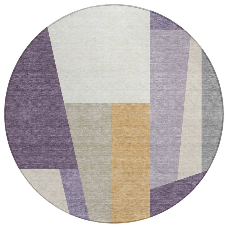 Machine Washable Indoor/ Outdoor Contemporary Jolie Chantille Rug
