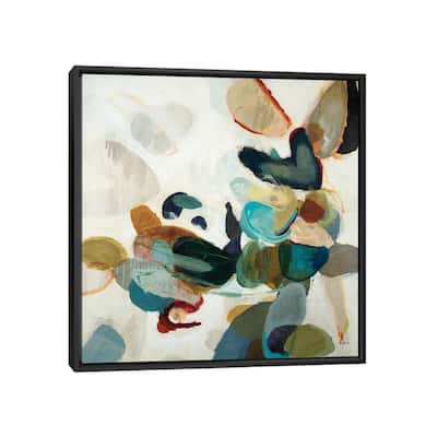 iCanvas "Stone Pattern I" by Randy Hibberd Framed Canvas Print