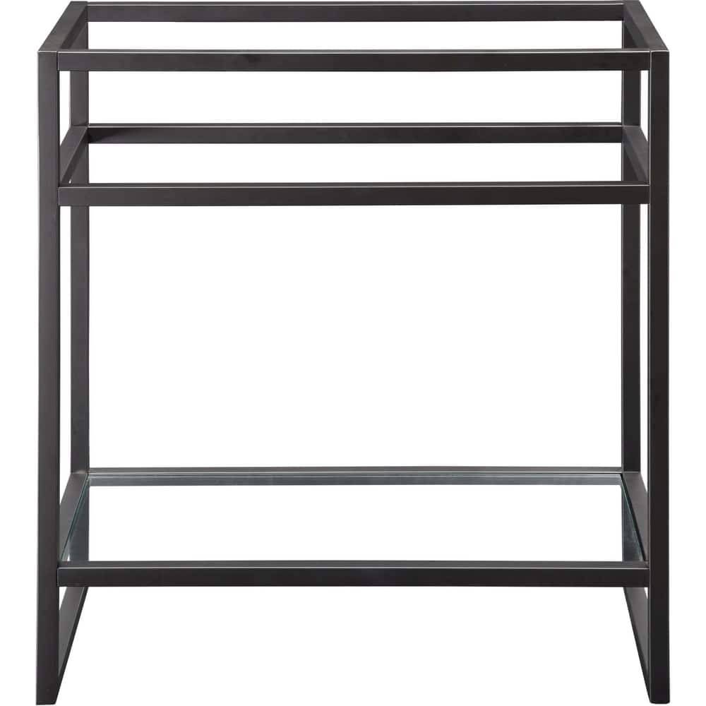 James Martin Vanities Boston 31-1/2" Stainless Steel Sink Console Base