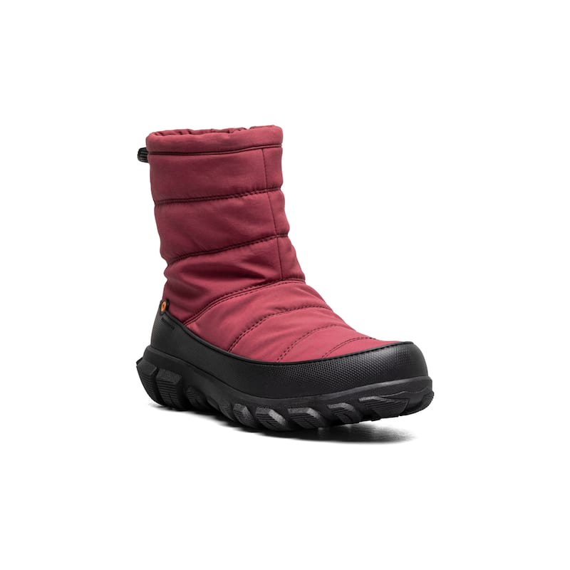 Bogs Women's Cedar Quilt Waterproof Boot - Garnet - 8