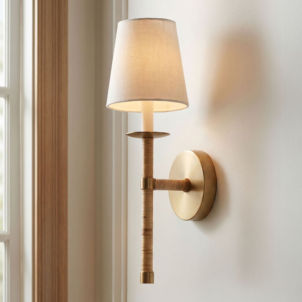 Tulum 1-light Matte Brass Wall Sconce - Matte Brass