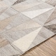 preview thumbnail 4 of 5, Urocyon Modern Viscose/Hair-On-Hide Handmade Area Rug