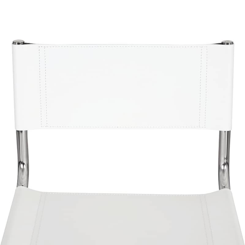 Breuer Chair Company Mart Stam Cantilever Side Chair w/ Chrome Frame (Various Bonded Leather Colors)