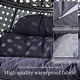 preview thumbnail 13 of 13, 2-Person Hanging Egg Swing Chair with Metal Stand Handcrafted Wicker Breathable Cushion