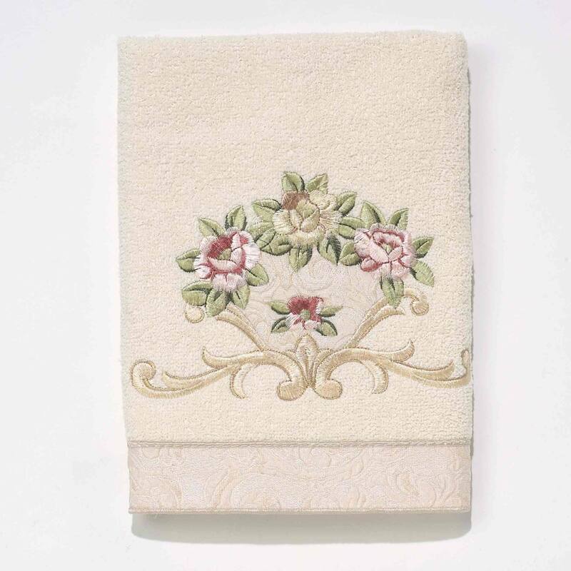 Avanti Rosefan Hand Towel - Hand Towel