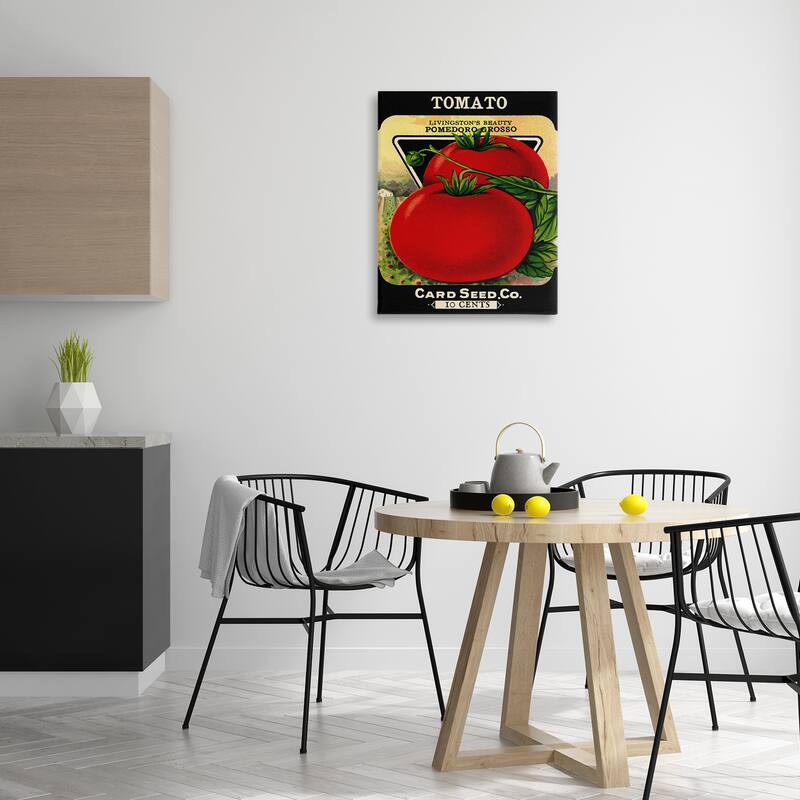 Stupell Vintage Garden Tomato Canvas Wall Art Design By Lil' Rue