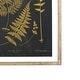 preview thumbnail 3 of 8, Wood and Glass Wall Decor With Fern, Black