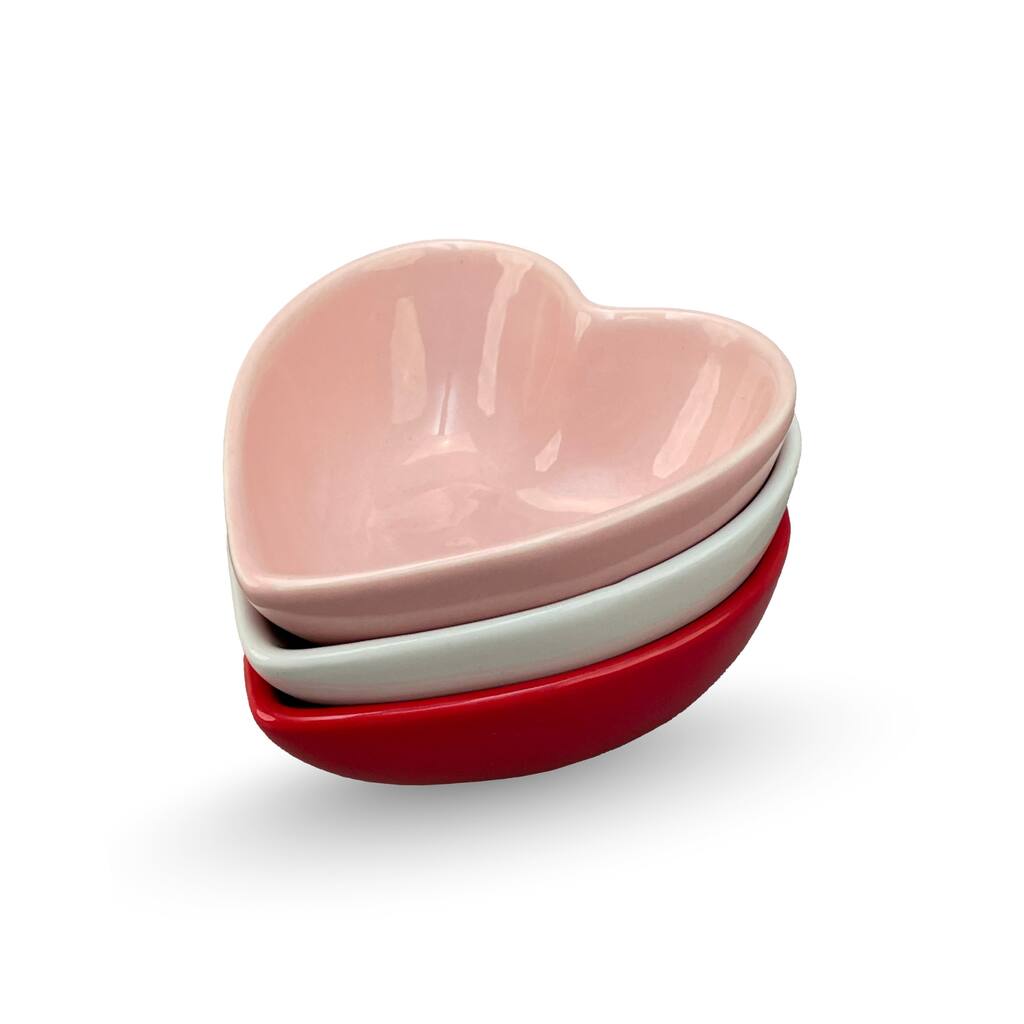 BIA Cordon Bleu Set of 3 Heart Dishes - 6 oz