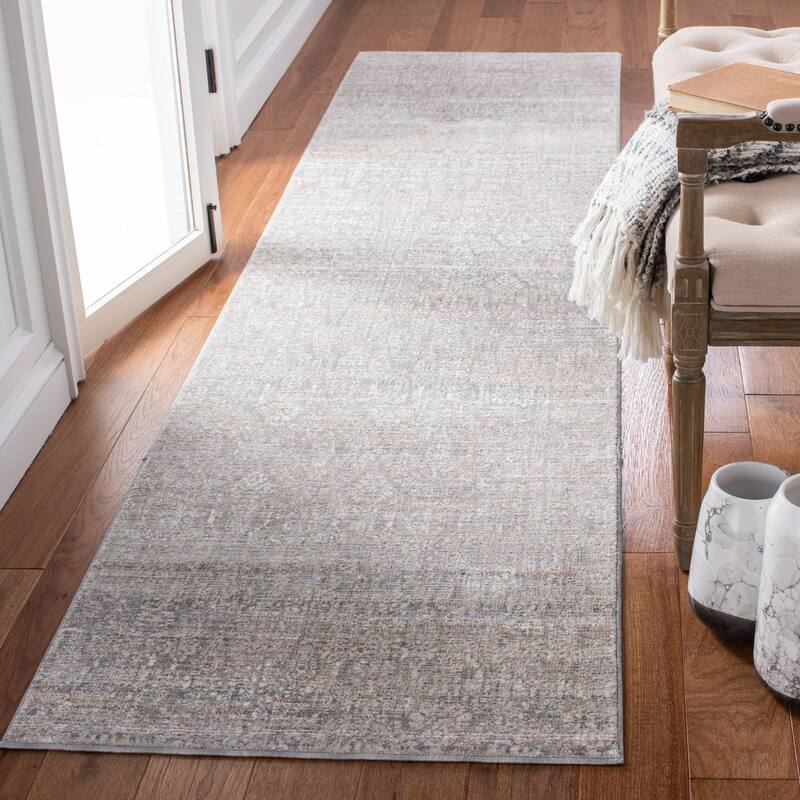 SAFAVIEH Webster Joriene Vintage Rug - 2'6" x 10' Runner - Grey/Beige