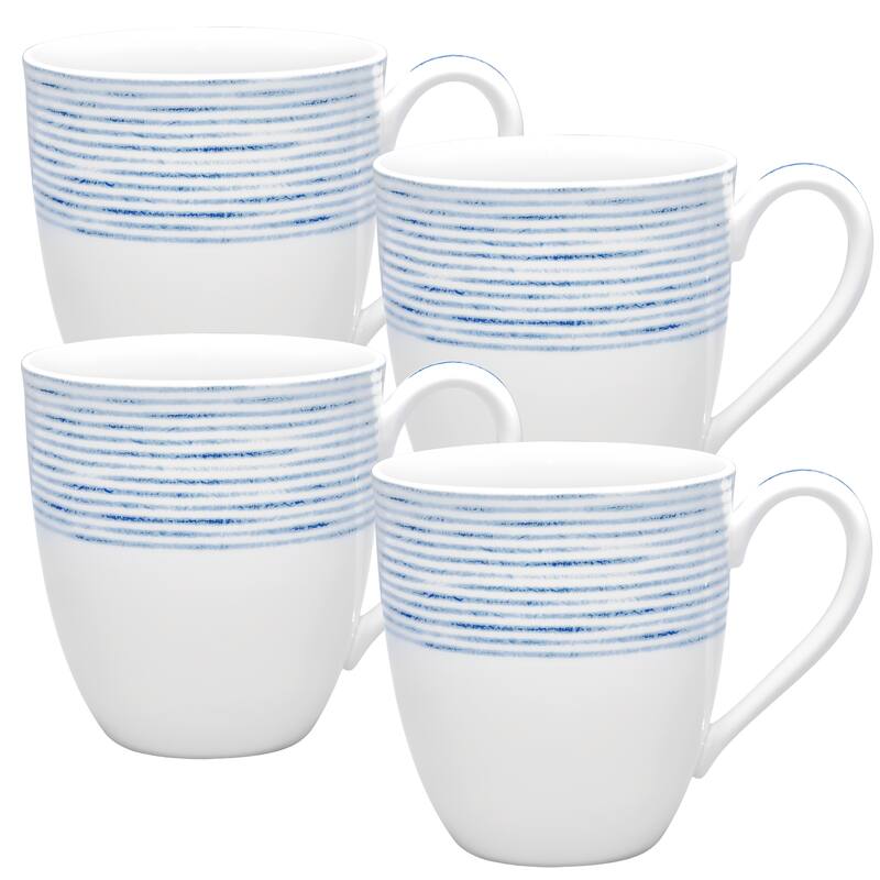 Noritake Hammock Set of 4 Mugs, 15 oz.