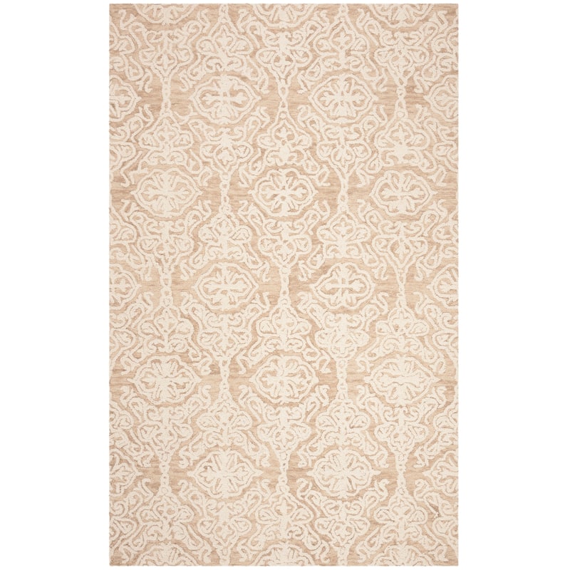 SAFAVIEH Handmade Blossom Mahalia Modern Floral Wool Rug