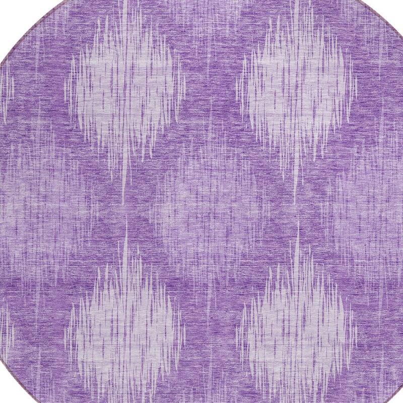 HomeRoots Ikat Transitional Rectangle Outdoor Rug