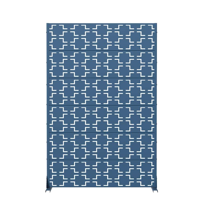 6 ft. H x 4 ft. Metal Privacy Screen Free Standing