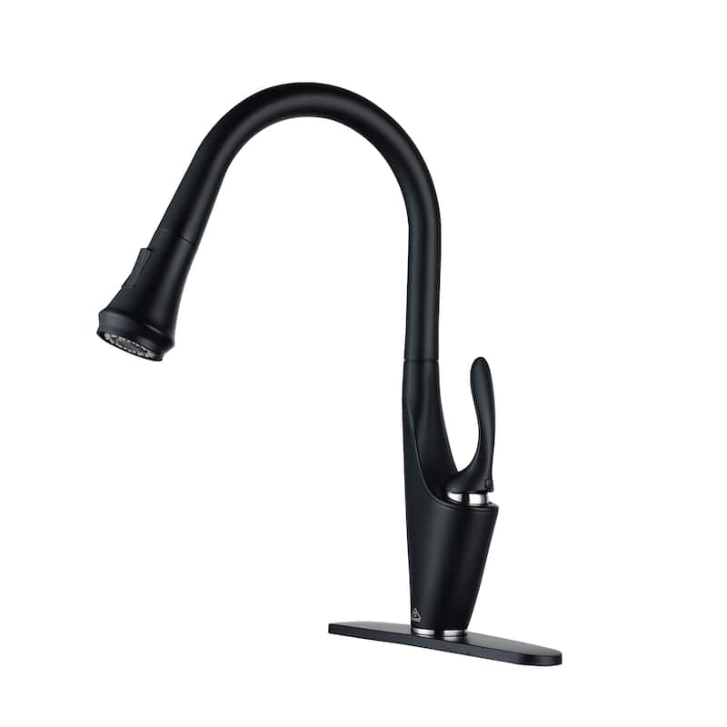 Single Handle Pull Down Sprayer Kitchen Faucet