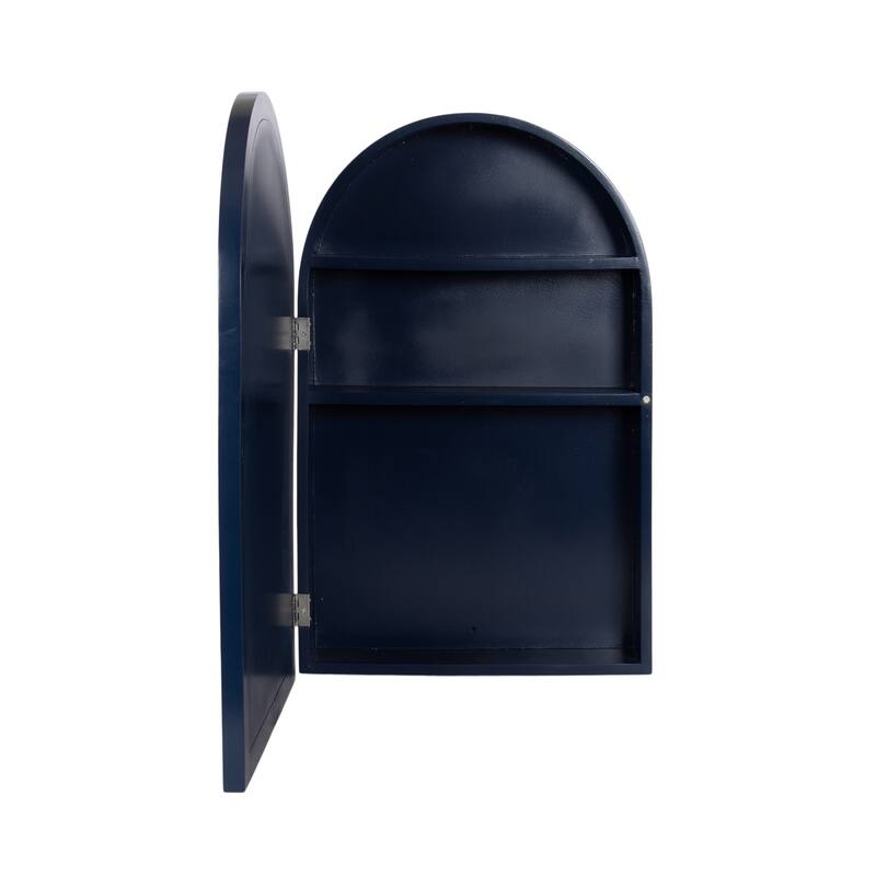 Kate and Laurel Arcott Arch Mirror Vanity Cabinet - 20x6x30