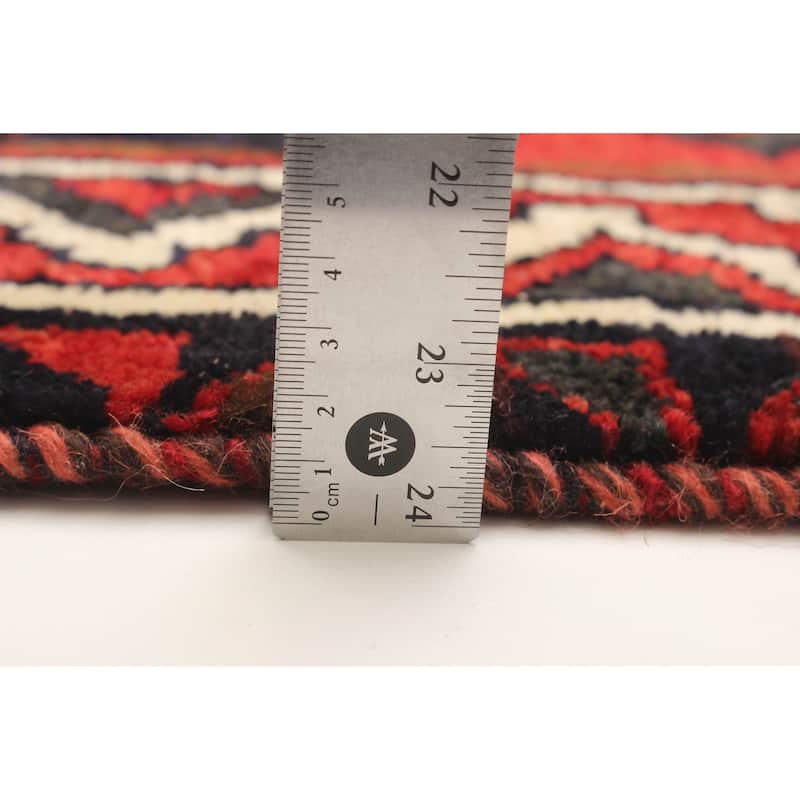 ECARPETGALLERY Hand-knotted Melis Vintage Red Wool Rug - 5'1 x 6'7