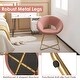 preview thumbnail 8 of 8, Costway Modern Velvet Accent Chair Upholstered Vanity Leisure Chair