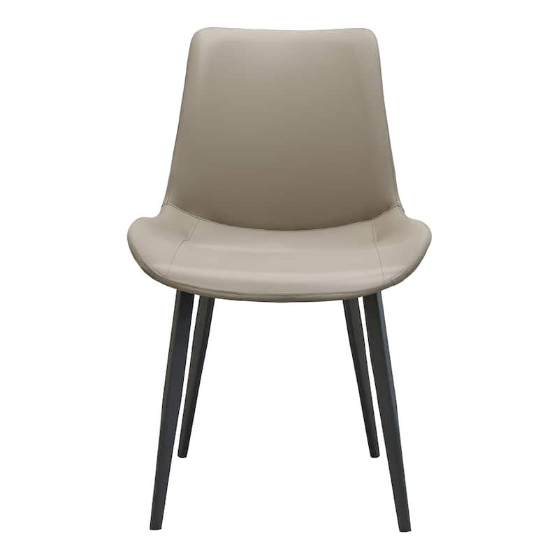 PU Leather Dining Chair with Metal Legs, Modern Upholstered Chair Set of 4 for Kitchen, Restaurant, Living, Meeting Room