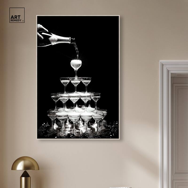 Flow of Fizz Canvas by Art Remedy