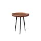 Venice Mango Brown Round Tray Top End Table - On Sale - Bed Bath ...