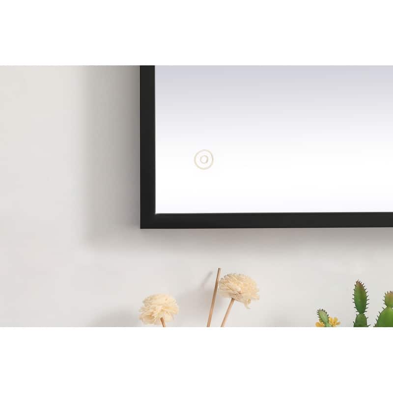 Indigo Home 30x40 inch LED mirror with adjustable color temperature