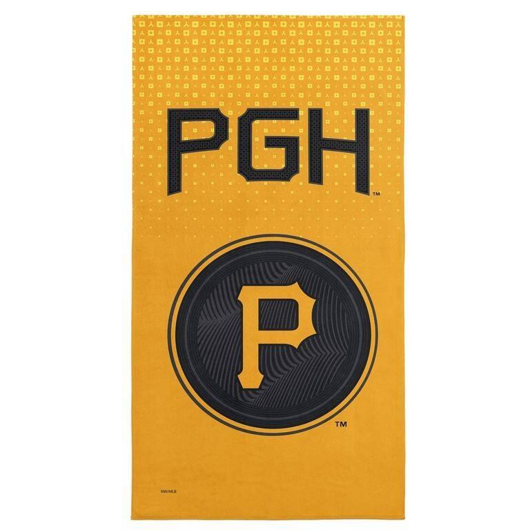 MLB City Connect Printed Beach Towel - 30" x 60" - Pittsburgh Pirates