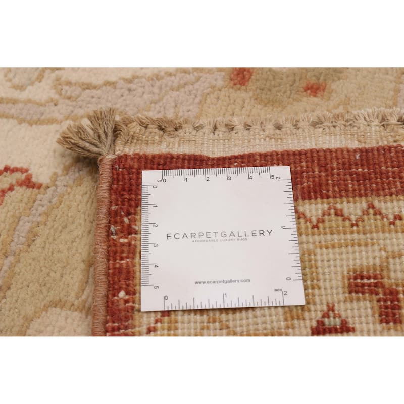 ECARPETGALLERY Hand-knotted Peshawar Oushak Copper Wool Rug - 8'9 x 11'8