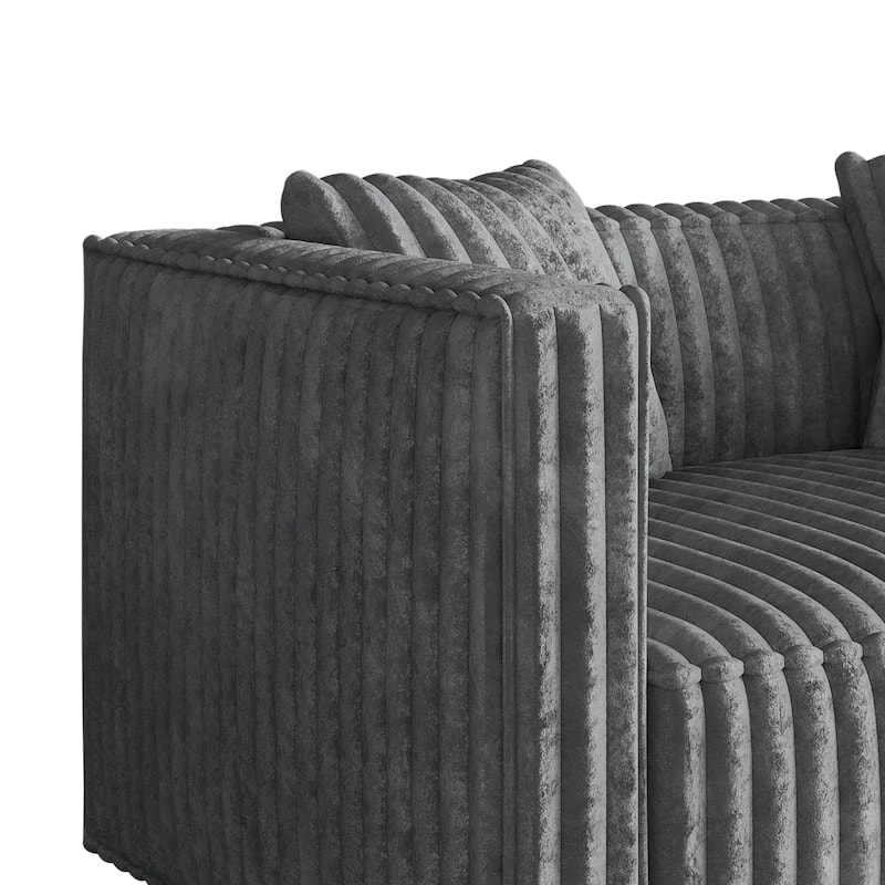 CraftPorch Mid Century Modern Upholstered Sofa