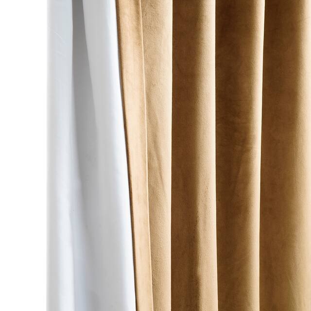 Exclusive Fabrics Plush Velvet Curtain (1 Panel)